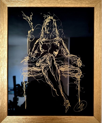 QUADRO DIPINTO OLIO SU TELA FIRMATO WALTER GERACI - Foto 1 di 9