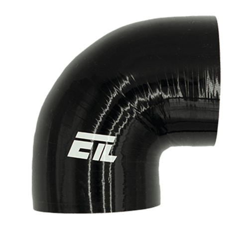 3.00'' Diameter 90 Degree Silicone Elbow Hose Coupler Intak 3'' leg length Black - Foto 1 di 7