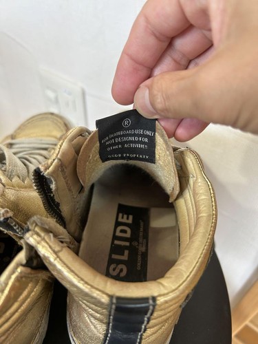 GOLDENGOOSE Golden Goose SLIDE size 23 gold - Picture 4 of 12
