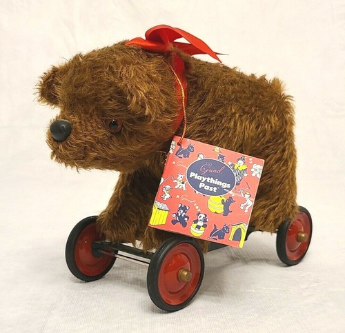 GUND PLAYTHINGS PAST BEAR ON WHEELS #9549 FIRST EDITION 1326/1928 EUC no box - Bild 1 von 12