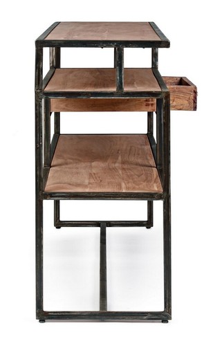 Console Table Theshold Hallway Space-Saving Egon Acacia Modern - Picture 7 of 7