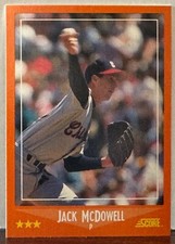 1988 Score Traded #85T Jack McDowell   M5