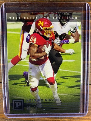 antonio gibson rookie card #pa 11 panini chronicles washington football rc nfl ebay antonio gibson rookie card