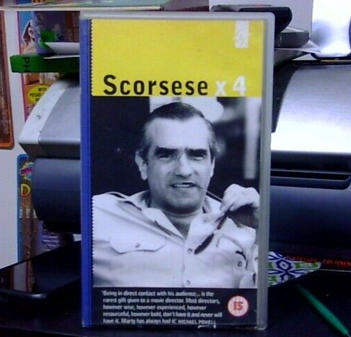 SCORSESE X4 VHS 4 Short Films By Martin Scorses PAL tape - Foto 1 di 3