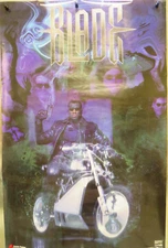 ROLLED 1998 BLADE MOTORCYLE WESLEY SNIPES MOVIE 22X34 POSTER MARVEL SCORPIO P16