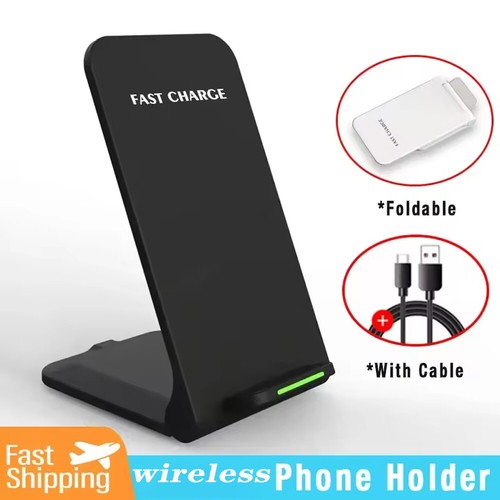 15W Wireless Charger Charging Stand Dock For Samsung iPhone Android Cell Phone - Picture 7 of 13