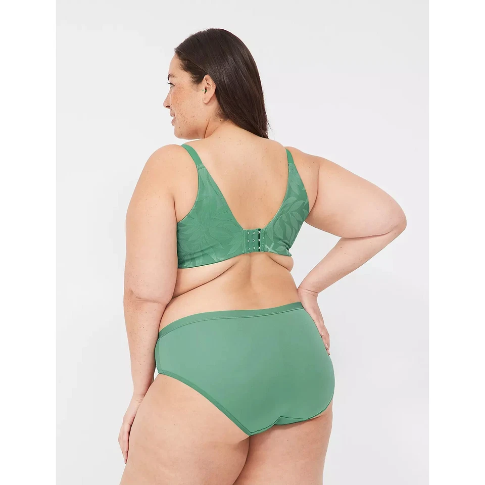 Sutiã Lane Bryant renda invisível backsmoother levemente forrado balconette 50DD - Imagem 2 de 4