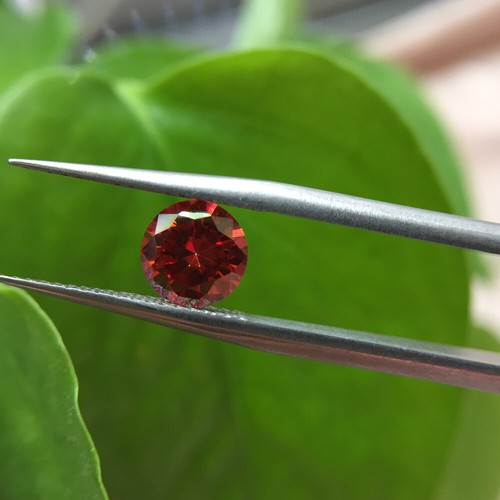 Various colors 5-9mm Red Blue Round Cut Loose Moissanite With GRA Certificate - Picture 42 of 48