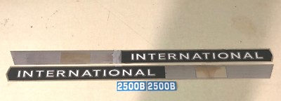 International 2500B Decals