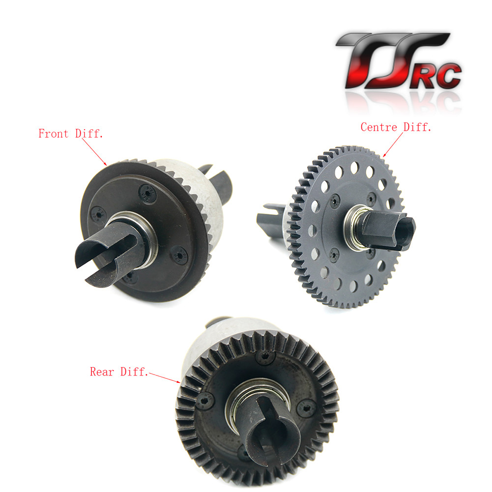 Metal completare diff gear set for Losi 5ive T Nuova lista Metal completare diff gear gear gear set for Losi 5ive T fino al 60% di sconto