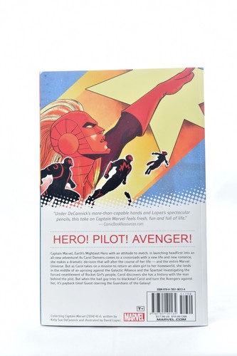 CAPTAIN MARVEL-Volume 1-DeConnick-Lopez-2015 Softcover-3rd Print-VF - Picture 3 of 9