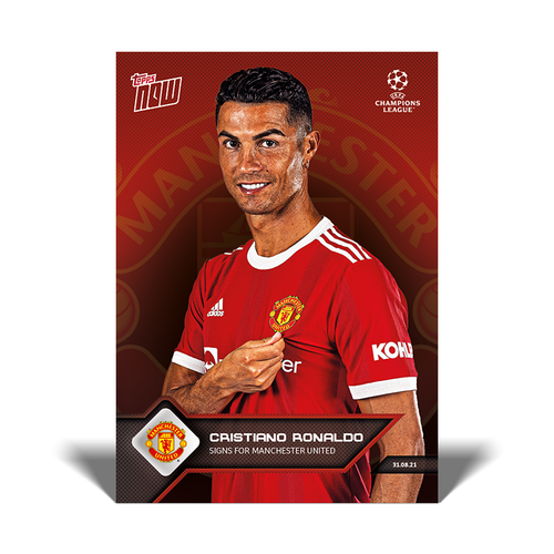 Topps Now UCL 21/22 - Card 014 - Cristiano Ronaldo - Manchester United - Bild 1 von 2