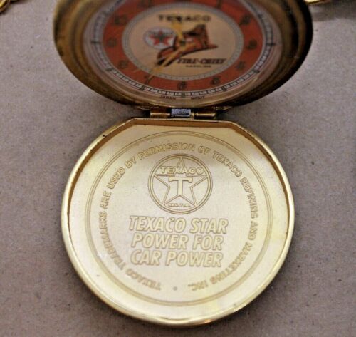 The Franklin Mint Texaco Fire Chief Gasoline Pocket Watch - Picture 5 of 12