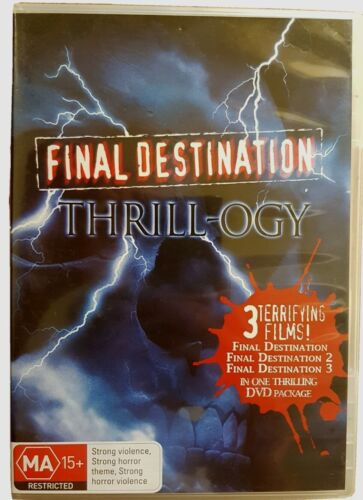 FINAL DESTINATION THRILLOGY DVD, REG4, 3 FILMS, FREE POST, HORROR THRILLER t253 - Photo 1 sur 1