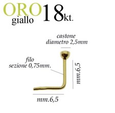 Acquista Anello da naso Ivanios in , Oro Giallo 375 Acquista Anello da naso Ivanios in , Oro Giallo 375