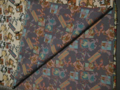 Looney Tunes Upholstry Fabric 74 x 54 in. Tweety Taz Bugs Sylvester - Picture 7 of 7