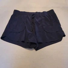 All In Motion Women's Shorts Solid Blue Athletic Workout Size XL