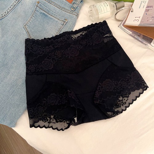 Sexy Damen-Höschen hohe Taille Spitze Unterhose nahtlos Slips Unterwäsche Dessous - Bild 6 von 25