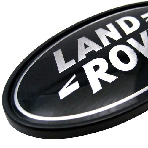 Genuine black+silver rear tailgate badge for Range Rover P38 boot + template - Picture 7 of 12