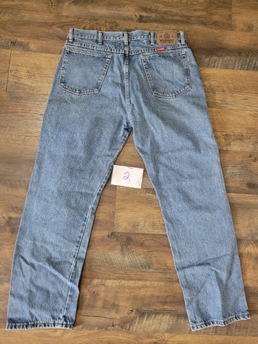 Vintage LOT Wrangler Jeans Mens Blue Denim Cowboy Cut 13MWZPW 36x30 USA & others - Picture 10 of 21