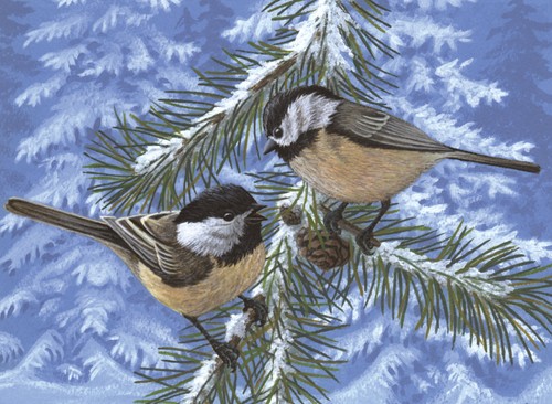 12 DESIGNS CHRISTMAS SNOW SCENES FESTIVE PAINTINGS A3 & A4 PAINT BY NUMBER KITS - Picture 11 of 23