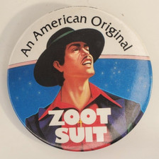 Vintage 1981 Zoot Suit An American Original Movie Pinback Button Free Shipping