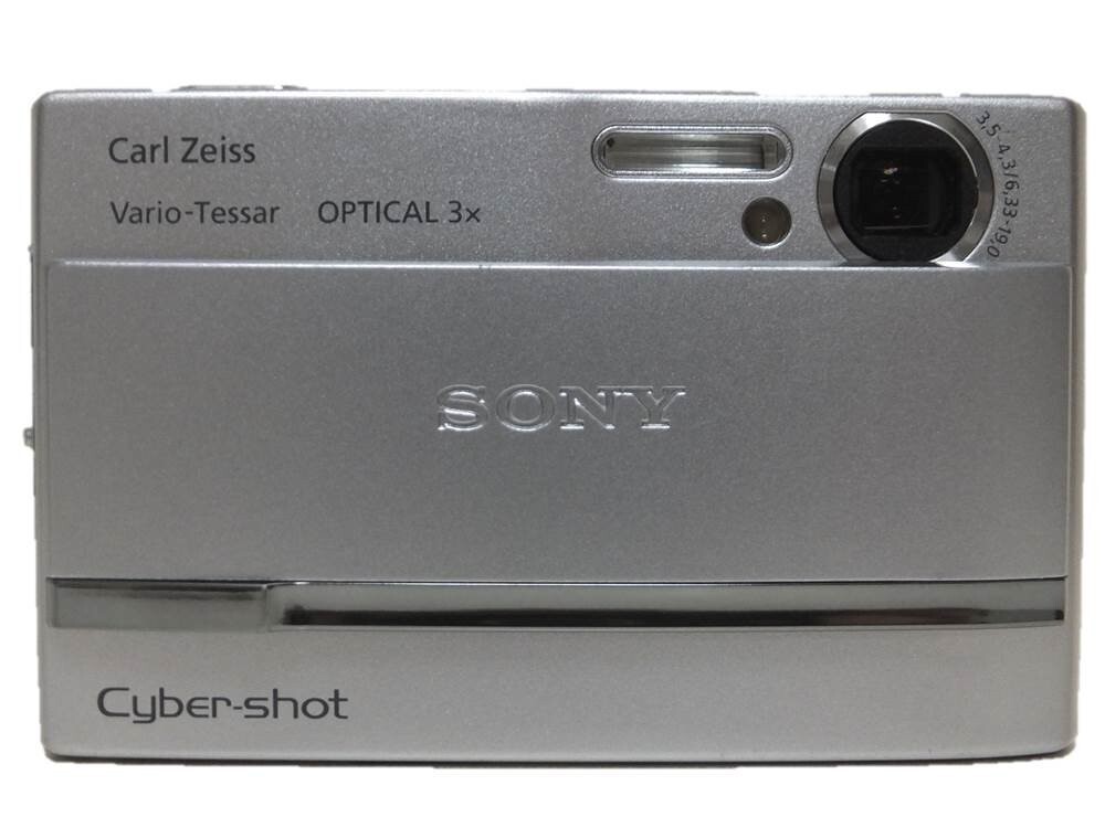 SONY Cyber-Shot DSC-T9 6MP Digital Camera 3x Optical Zoom Silver ...