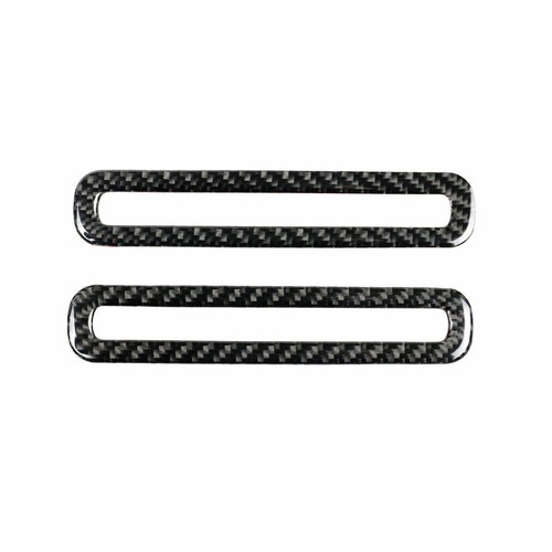 2X Carbon Fiber Interior Door Air Vent Outlet Cover Trim For Ford Mustang 2015+ - Foto 4 di 10