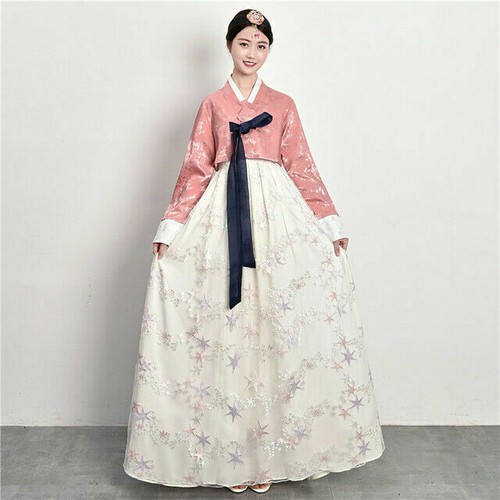 Hanbok Dress Traditional Woman Lace Korean Hanbok Korean Ceremony Costume - Picture 28 of 38