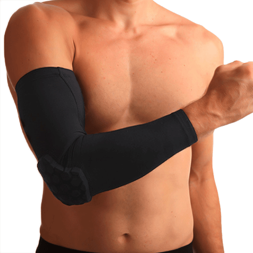 Compression Sleeve Arm Elbow Support Brace Joint Honeycomb Pad Arthritis Fitness - Picture 15 of 19
