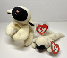 TY Beanie Baby - 3RD GEN-CHOPS the Lamb -with 2nd Gen Tush Tag MNMT + Teennie