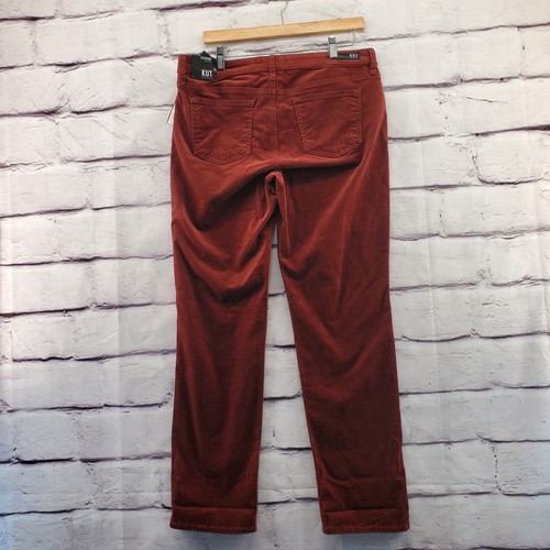 KUT FROM THE CLOTH Pants Womens 10 Boyfriend Straight Zip Corduroy NWT - Picture 6 of 12
