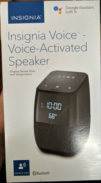 Insignia - Bluetooth Speaker Voice Activated Google Assistant - New Open Box!CR | eBay