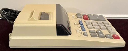 Casio DL-220A Calcolatrice Stampa 2 Colori Resistente con Inchiostro Rosso Nero Vintage - Foto 6 di 14