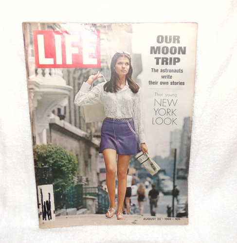 1969 Life Magazine August 22 Moon Trip - Imagen 3 de 11