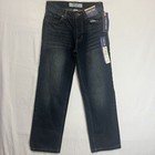Kids’ Cherokee Jeans Size 8 Blue Denim Straight Fit Adjustable Waist- Unisex