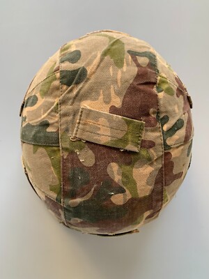【新品】COLONISTA Original Camouflage VTG Old Spanish Z42 Helmet Amoeba Camo Cover Paratrooper