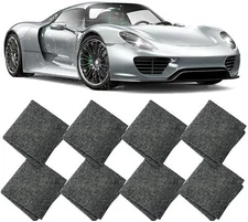 8PCS Nano Magic Cloth Scratch Remover Car Paint Cleaning Repair Rust Polish