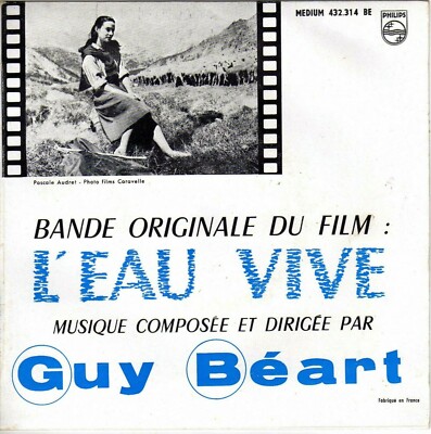 BOF L'EAU VIVE GUY BEART FRANZÖSISCH ORIG EP OST