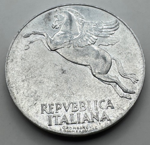 1949 R Italy 10 Lire Coin - Italian Ten Lire - Repubblica Italia - Free Shipping - Picture 4 of 4