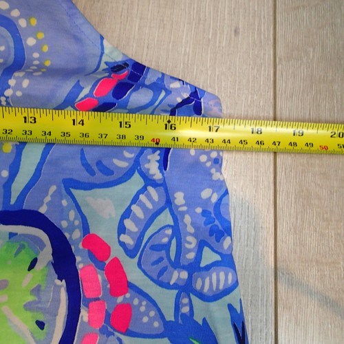 Lilly Pulitzer Margot Swing Dress Blue pink Sleeveless Size s - Picture 11 of 15