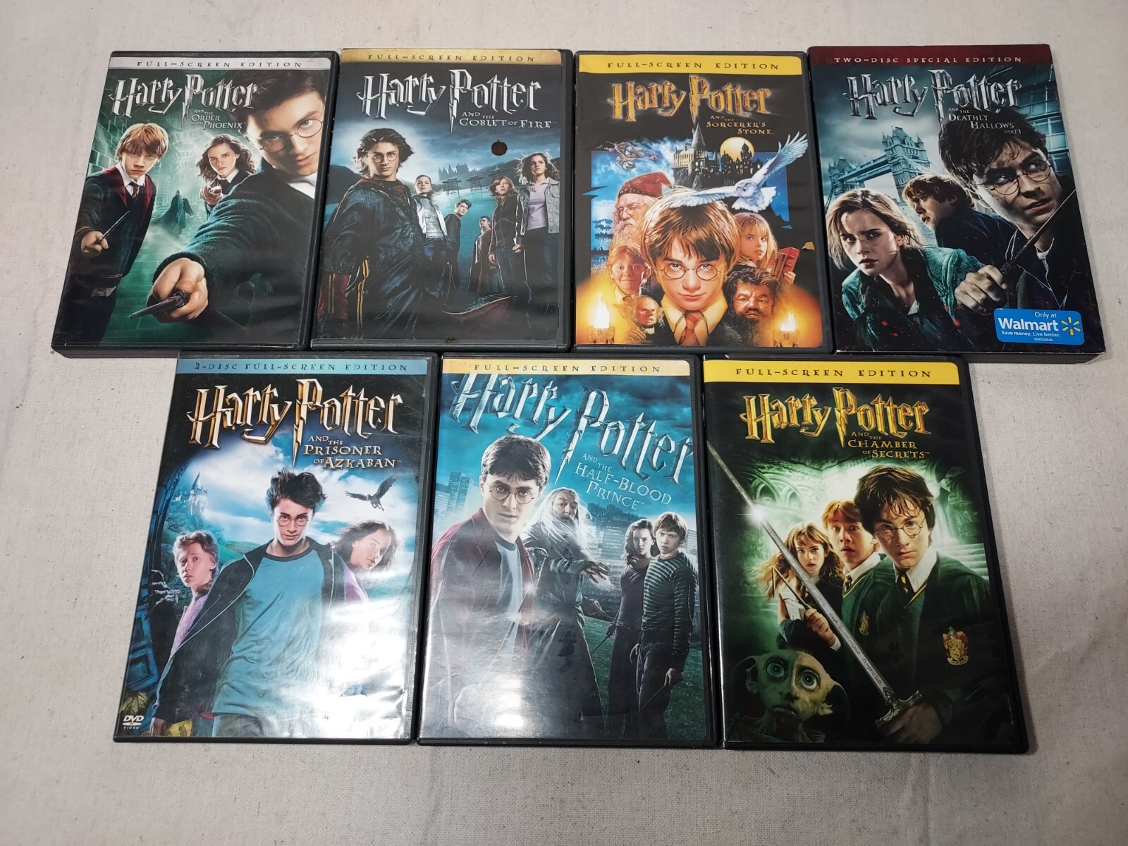 Harry Potter Special Edition Dvd Box Set 1 8 Harry Potter Special Edition DVD 1-7 Set Fullscreen Edition (B8) | eBay