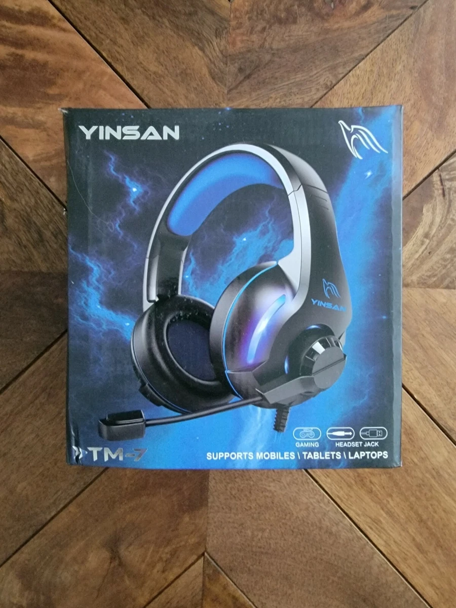 YINSAN Cascos Gaming para PS4/PS5/PC/Xbox One/Switch, Auriculares