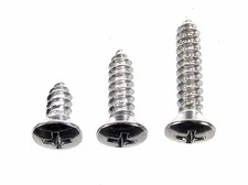 Ford Interior Screws- #10 x 1/2" to 1" Long- #10 Oval Head- 75pcs (25ea)- #358