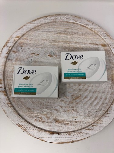 (2) Stck. Dove Beauty Bar Feuchtigkeitscremeseife empfindliche Haut Netz 3,75 oz Neu! - Bild 1 von 4