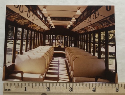 Old Photo Of The Inside Of A Railway Car - Picture 2 of 3