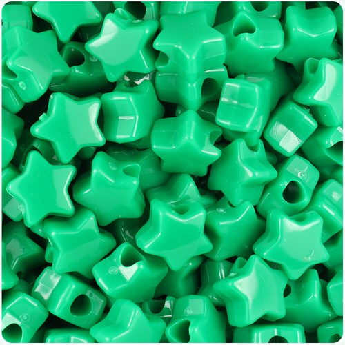 BeadTin Opaque 13mm Star Pony Beads (250pcs) - Color choice - Picture 16 of 31