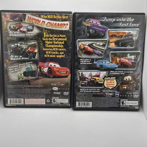 Lote Campeonato Nacional Disney Cars & Mater Sony PlayStation 2 Ps2 Lote Paquete - Imagen 2 de 4