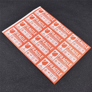 50x Stickers Vorsicht Zerbrechlich Etiketten Fragile Handle With Care Beste Chic Ebay