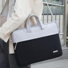 13-15" Laptop/Tablet/PC Bag case with Shoulder Strap Pockets Zipped New UK 9CR7